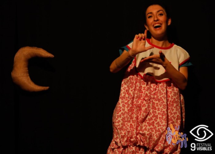 9 festival Visibles - Arte Inclusivo - Madrid - Carabanchel - Sala Tarambana - Yuzin - Teatro - Luna