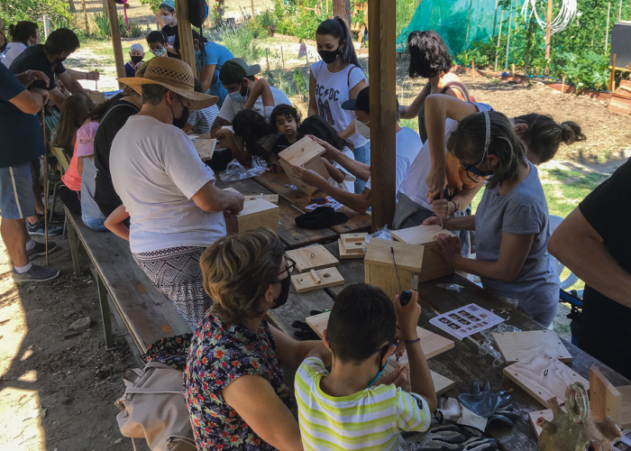Taller de construccion de cajas nido - Mesa del árbol de carabanchel - Yuzin agenda cultural