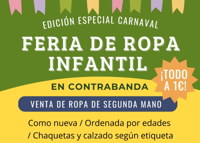 feria de ropa para peques en contrabanda - yuzin granada